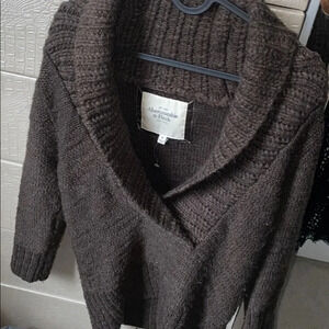 Abercrombie & Fitch  Taupe chunky Sweater Sz M